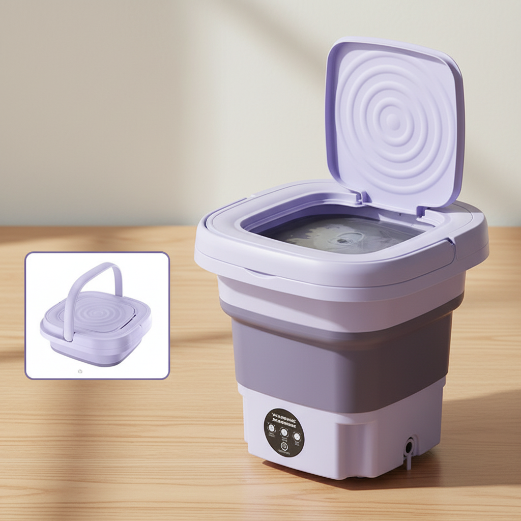 Multi-Functional Folding Washing Machine
