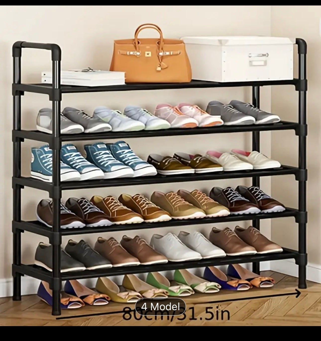 6 Layer Metal Shoe Rack