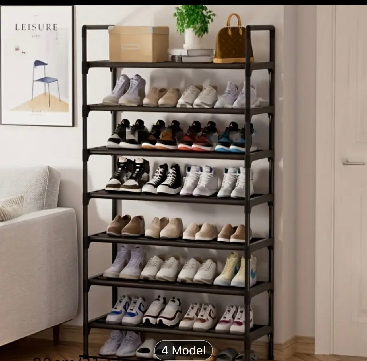 6 Layer Metal Shoe Rack