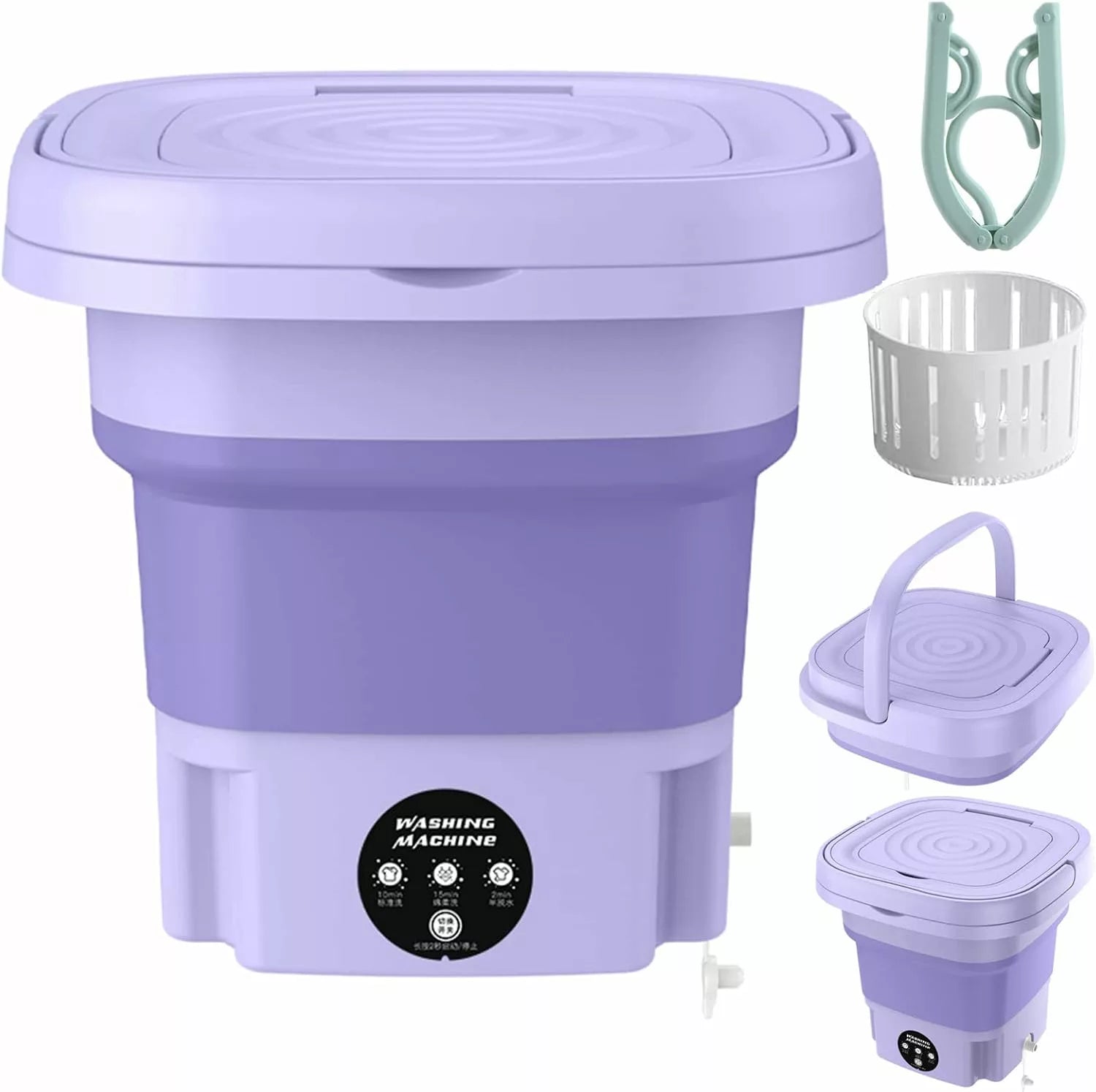 Multi-Functional Folding Washing Machine