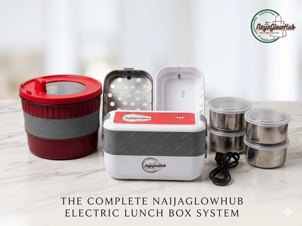 The GlowWarm Smart Multi-Layer Electric Heating Lunch Box