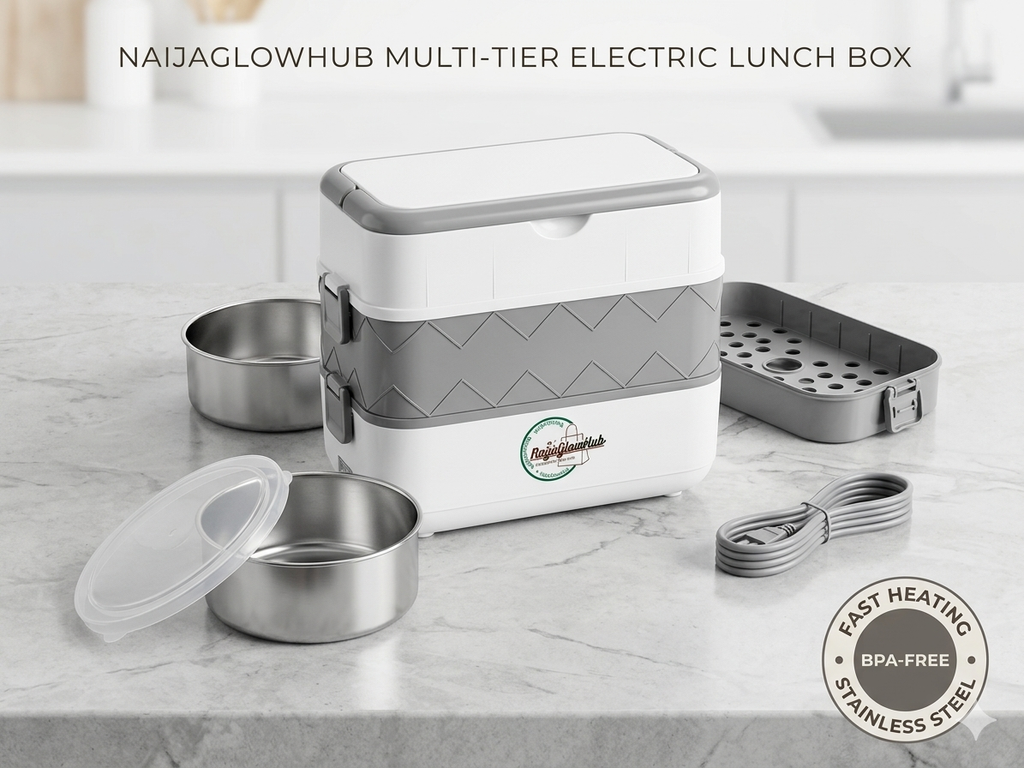 The GlowWarm Smart Multi-Layer Electric Heating Lunch Box
