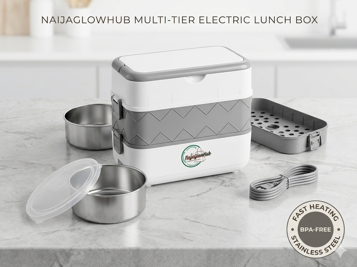 The GlowWarm Smart Multi-Layer Electric Heating Lunch Box