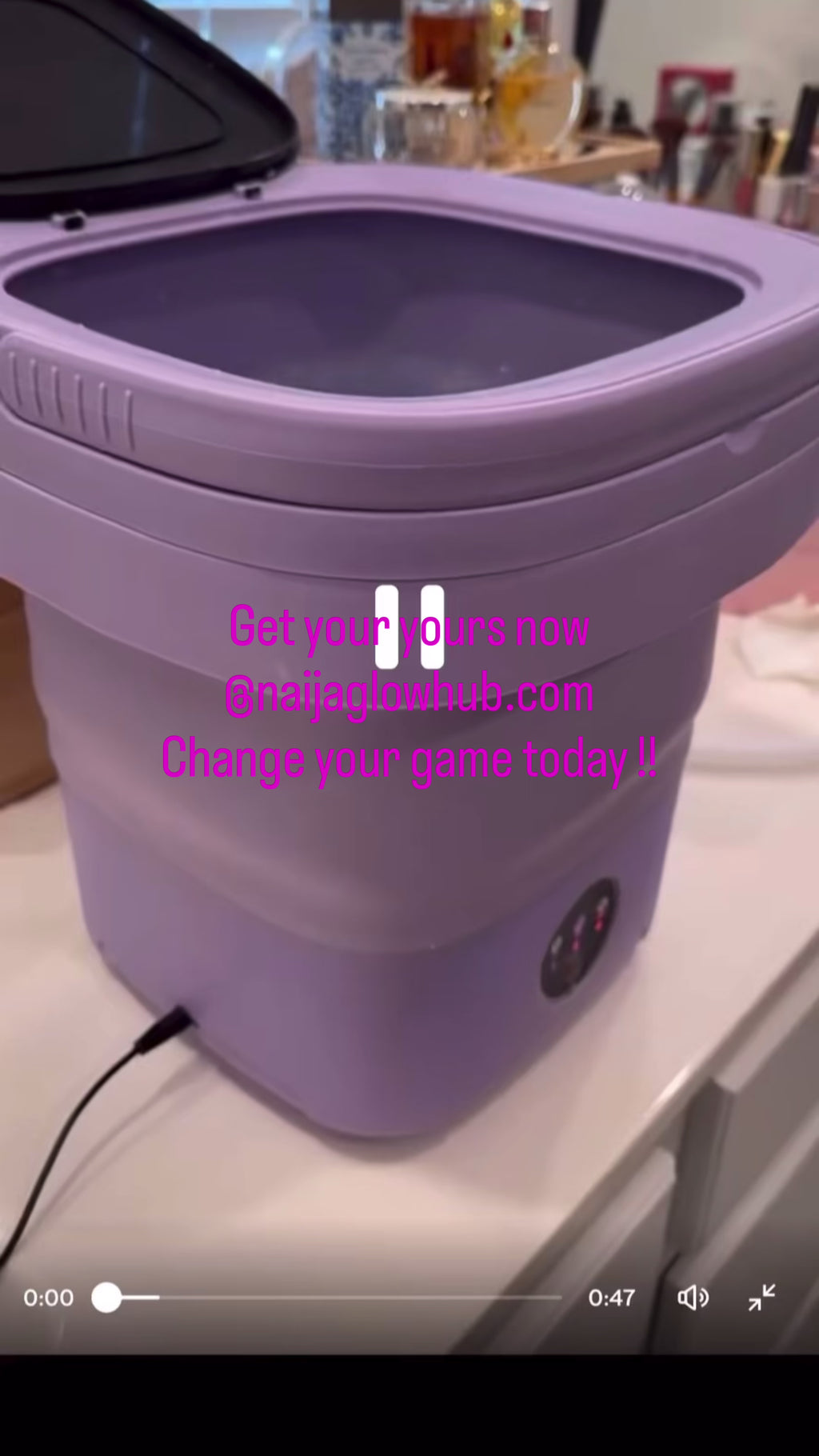 Multi-Functional Folding Washing Machine