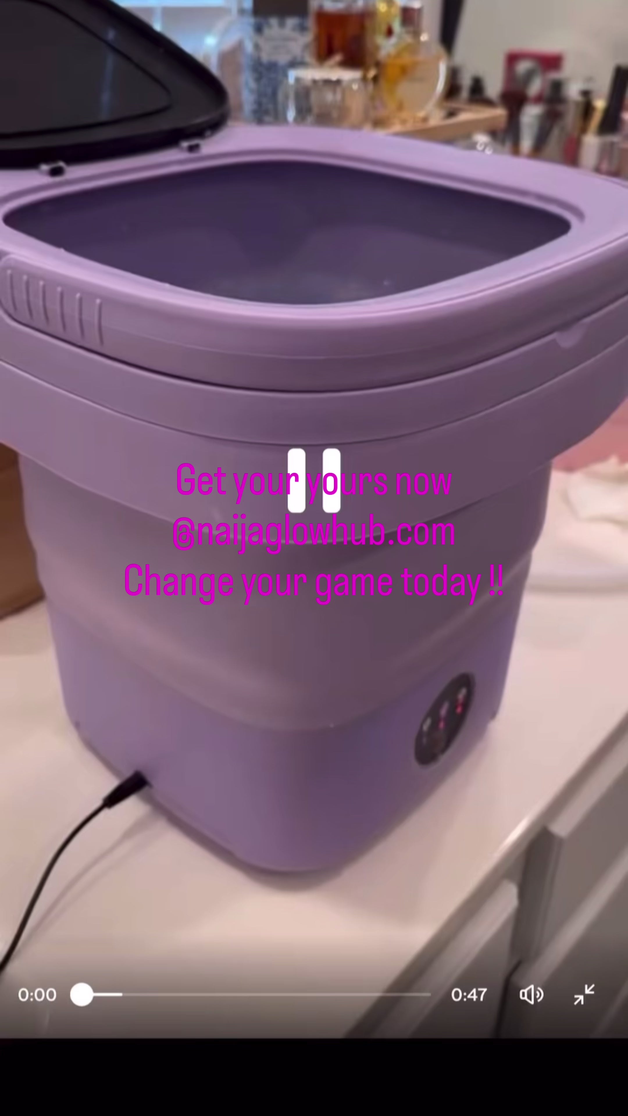 Multi-Functional Folding Washing Machine